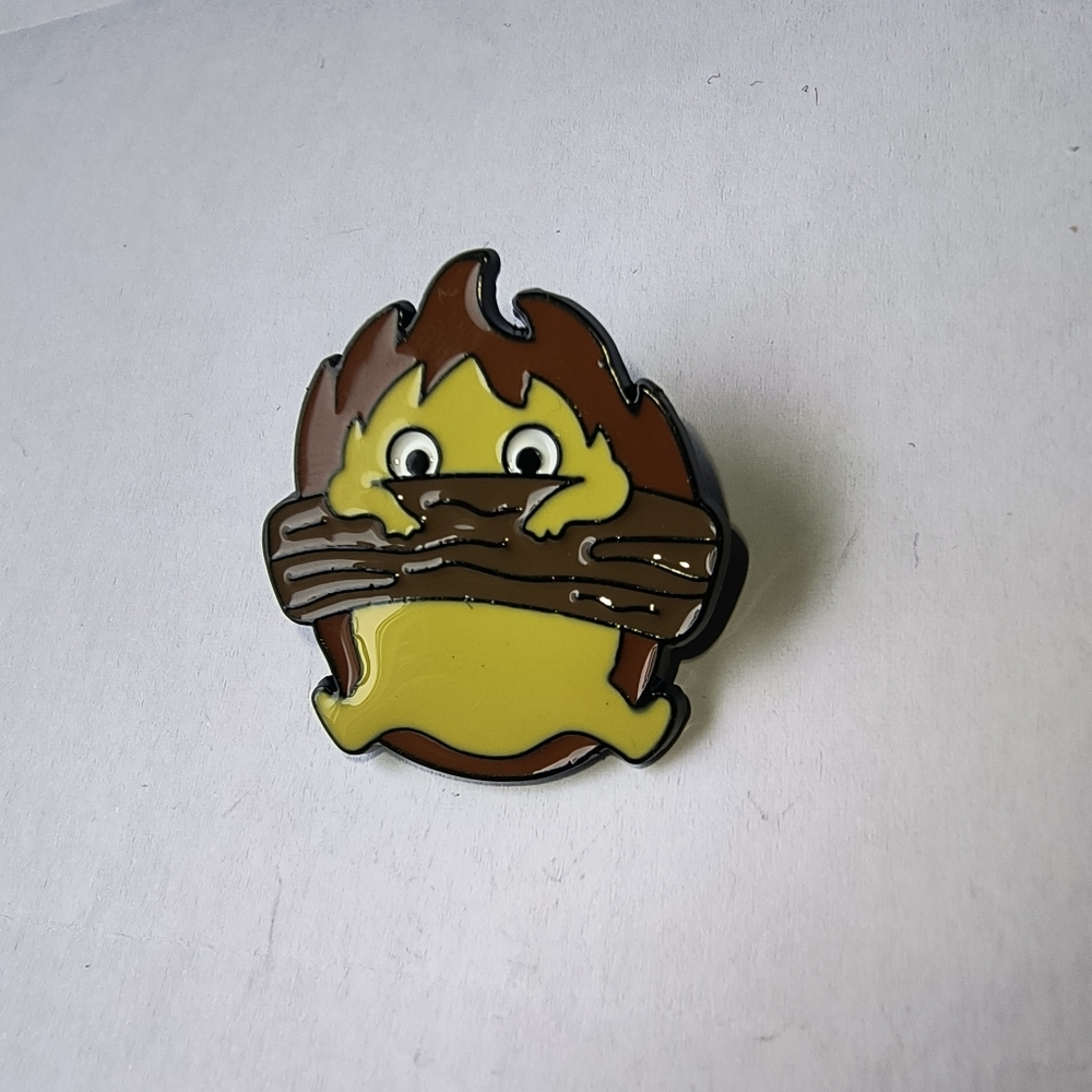 Howls Moving Castle Studio Ghibli Disney Calcifer Enamel Pin